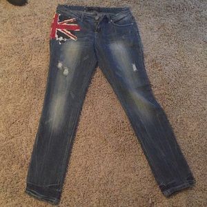 Premier Skinny Jeans with Paint